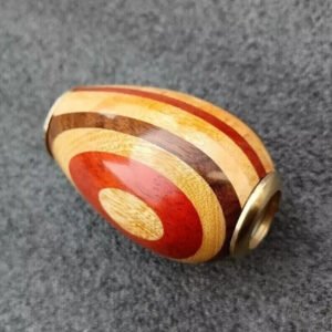 Antique Brass Wood and Brass Egg Shape Kaleidoscope, Nautical Handmade Kaleidosc