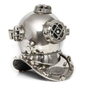 Marine Diving Helmet, US Navy Mark V Nautical Diving helmet, Scuba Deep Sea Diving helmet Replica 18"