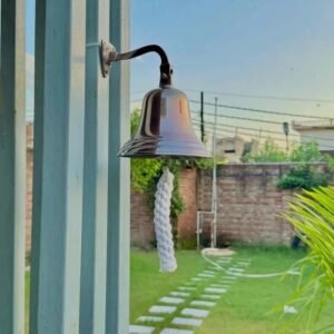 Large Nautical Ship's Boat Bell 11" Solid Brass Marine Maritime Wall Decor gift