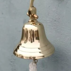 4-Inch Solid Aluminum Nautical Boat Bell with Antique Finish - Premium Gift