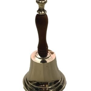 4-Inch Antique Brass Nautical Bell for Table, Hotel, Reception, Office, Counter, School