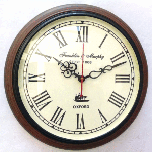 12" Wooden  Roman Wall Clock home decor Christmas gifts