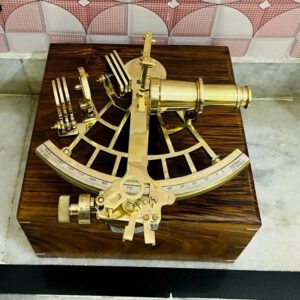 Sextant Instrument Sextant Navigational | Sextant Real | Sextant Working| Sextant Astrolabe with Wooden Case |Gift Item