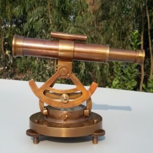 Vintage Compass Survey Instrument Brass Theodolite Alidade Transit Telescope (Copy)