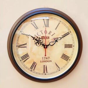 Victoria Station 1747 London Antique Style Wall Clock home decor & gift item
