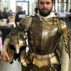 Medieval Guard Armor Suit Antique Brass Half Body Armour Halloween