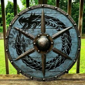 24" Round Wooden Shield