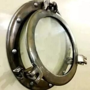 Vintage  Window Antique Ship Glass Wall Decor Canal Boat Porthole Gift