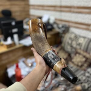 Medieval VIKING WAR HORN battle trumpet Hand Engraved Blow HornGift natural Horn Bugle Hunting Tool Gift Decor,Personalized